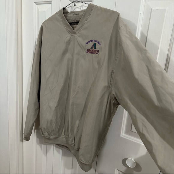 Y2K MLB Diamondbacks Pullover Windbreaker - Picture 4 of 9